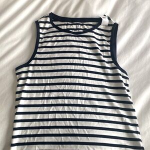 Gap blue and white stripe tank.  Size L